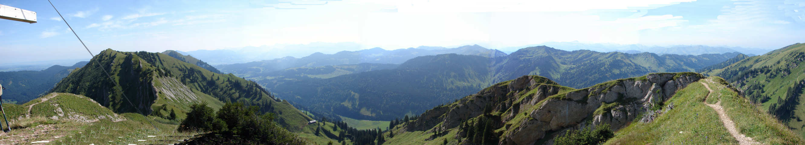 Panoramablick vom G&uuml;ndleskopf