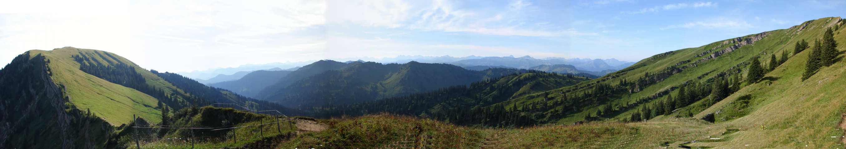 Panoramablick vom Hochgrat