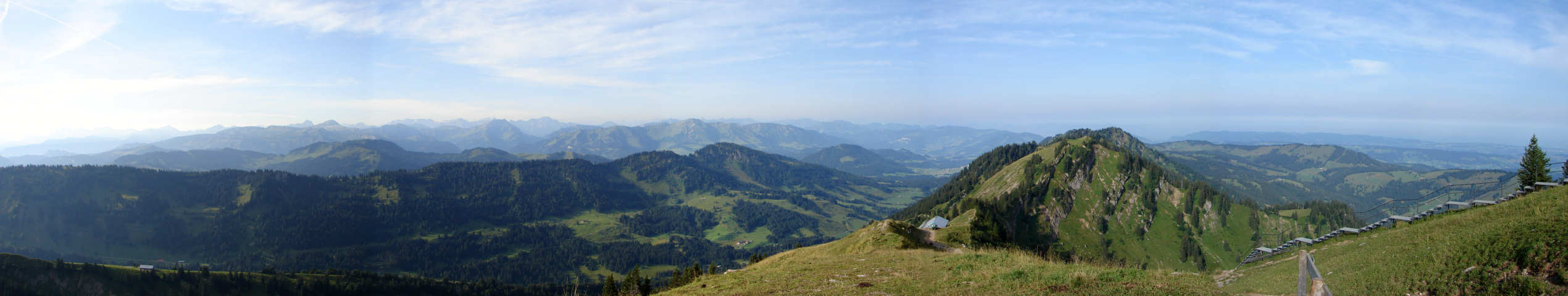 Panoramablick vom Hochgrat