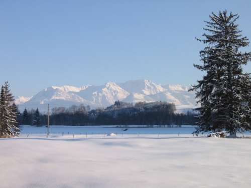 unsere Berge im Winter